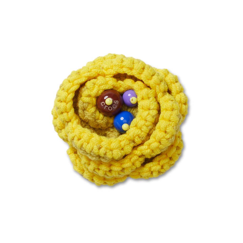 Jibbitz™ Yellow Crochet Floral
