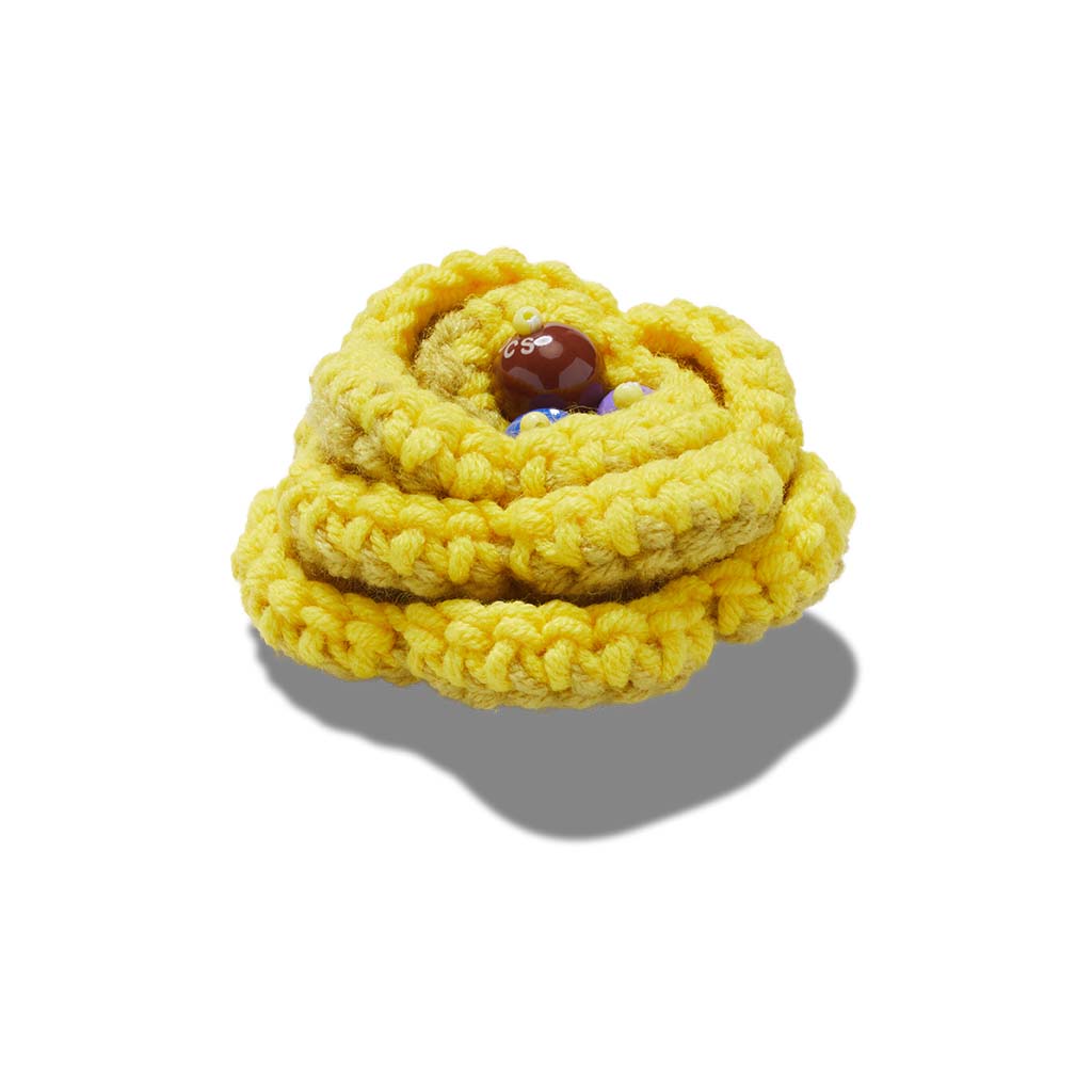 Jibbitz™ Yellow Crochet Floral