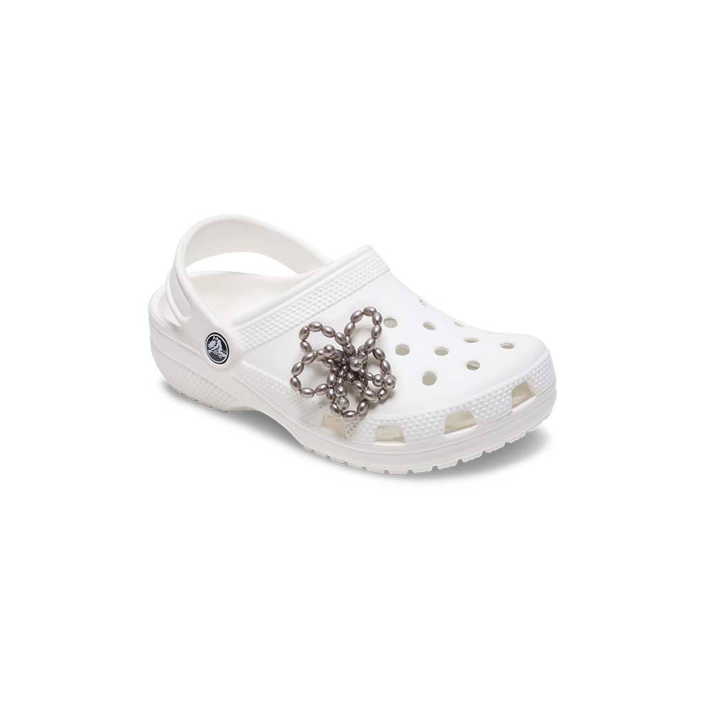 Jibbitz™ Grey Pearl Beaded Floral