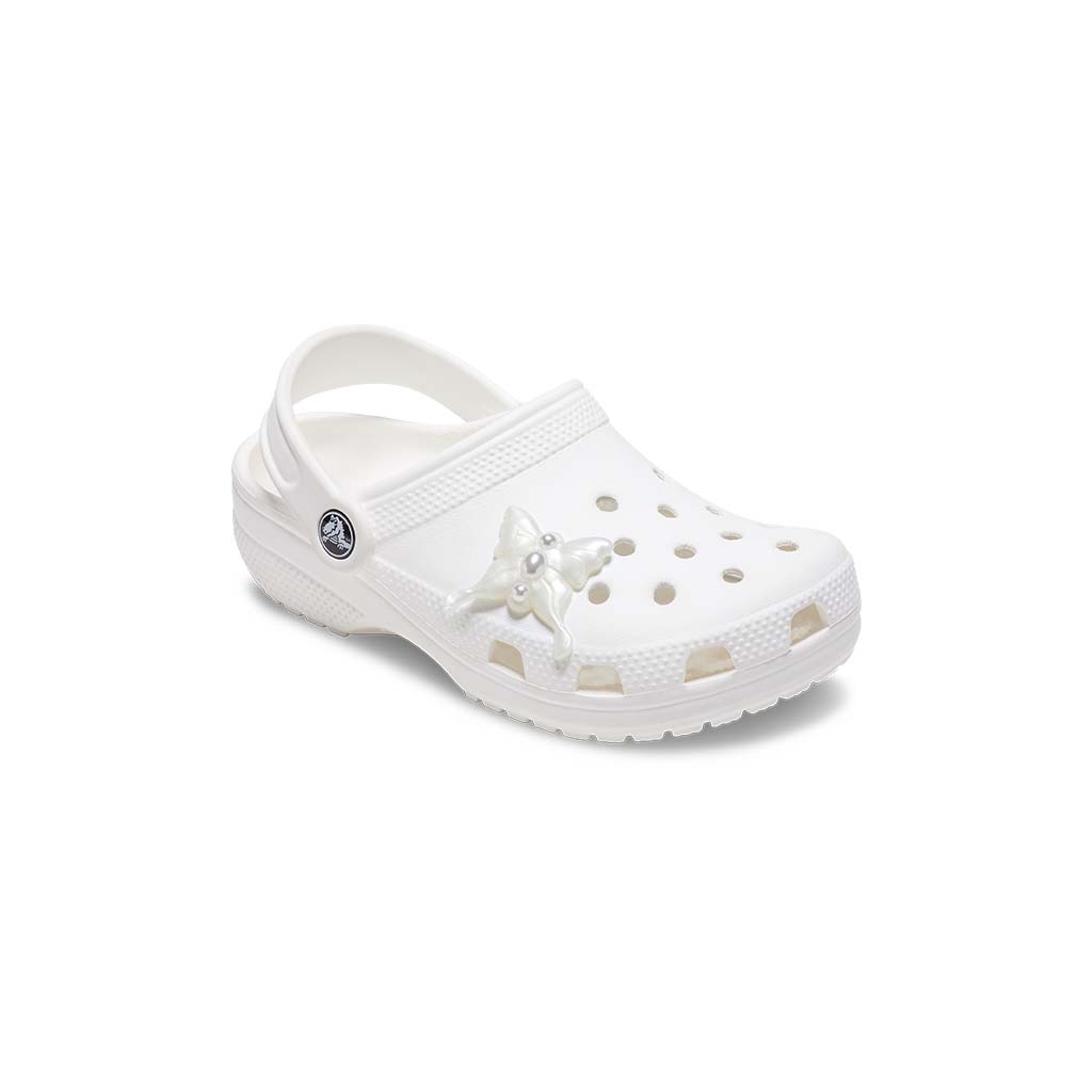 Jibbitz™ Meta Jelly White Butterfly
