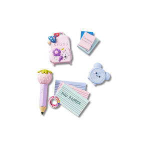 Jibbitz™ Girly Back to School 5 Pack