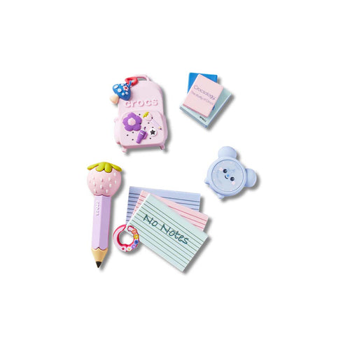 Jibbitz™ Girly Back to School 5 Pack