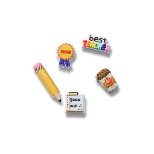 Jibbitz™ Best Teacher 5 Pack