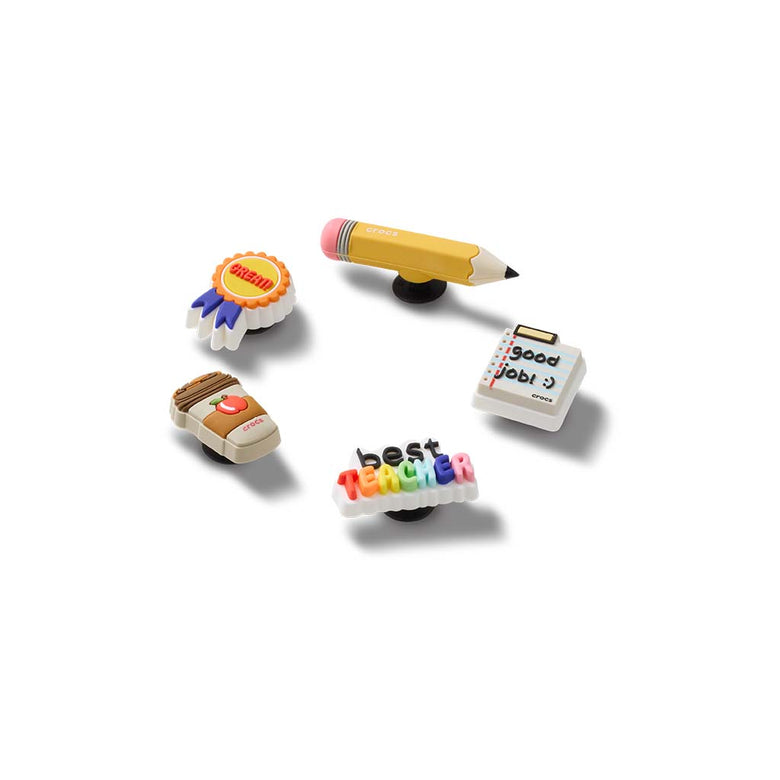 Jibbitz™ Best Teacher 5 Pack