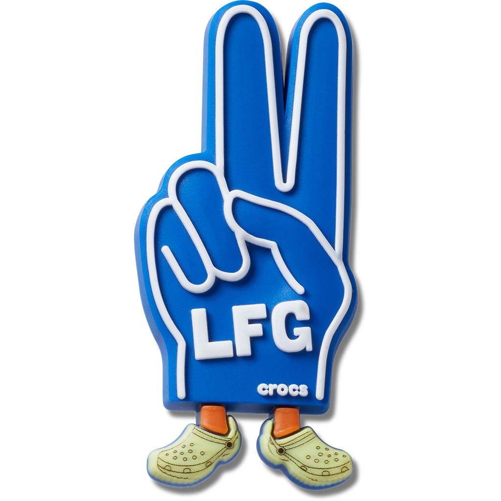 Jibbitz™ LFG Foam Peace Sign