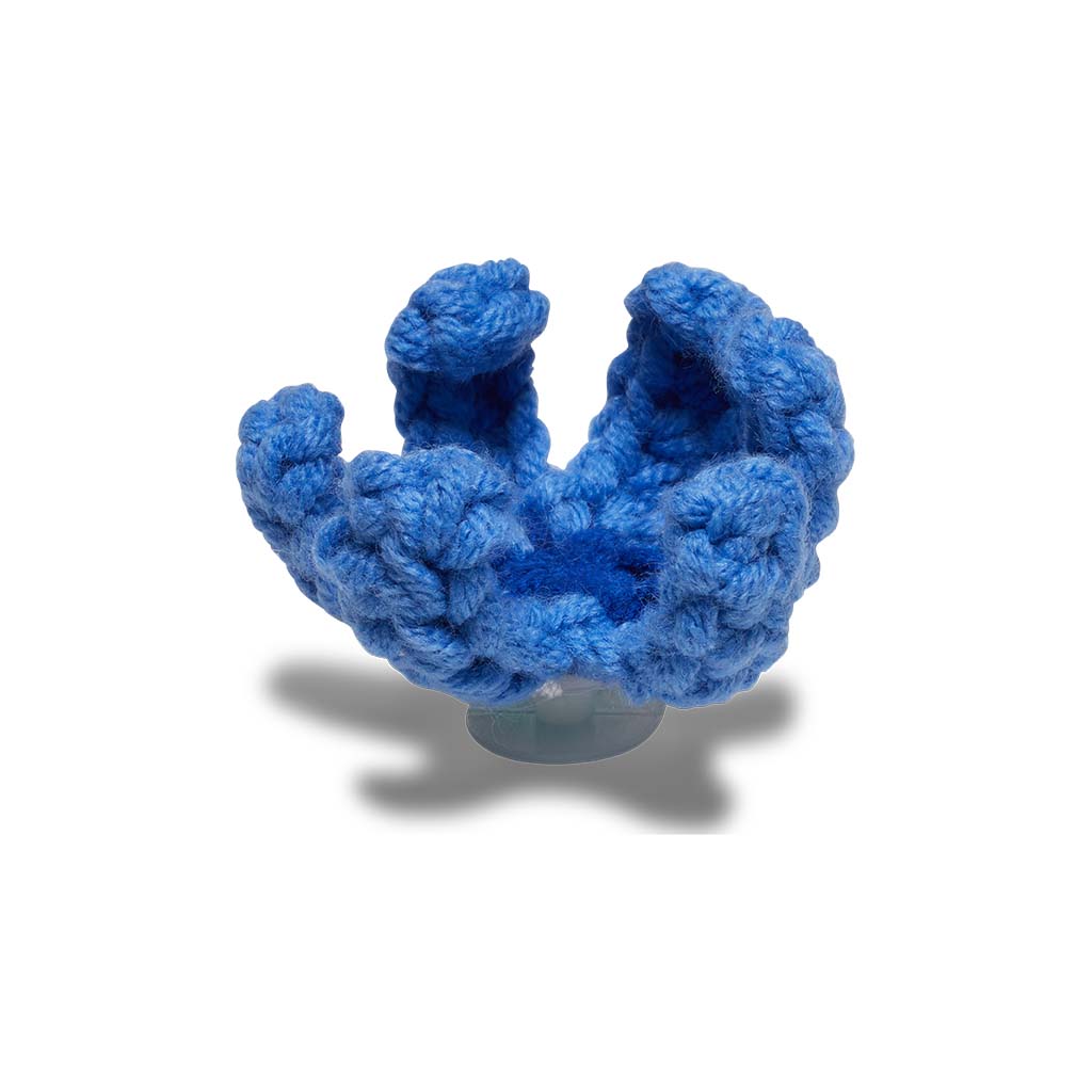 Jibbitz™ Blue Crochet Flower