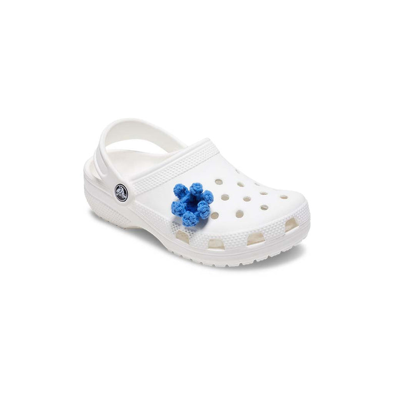 Jibbitz™ Blue Crochet Flower