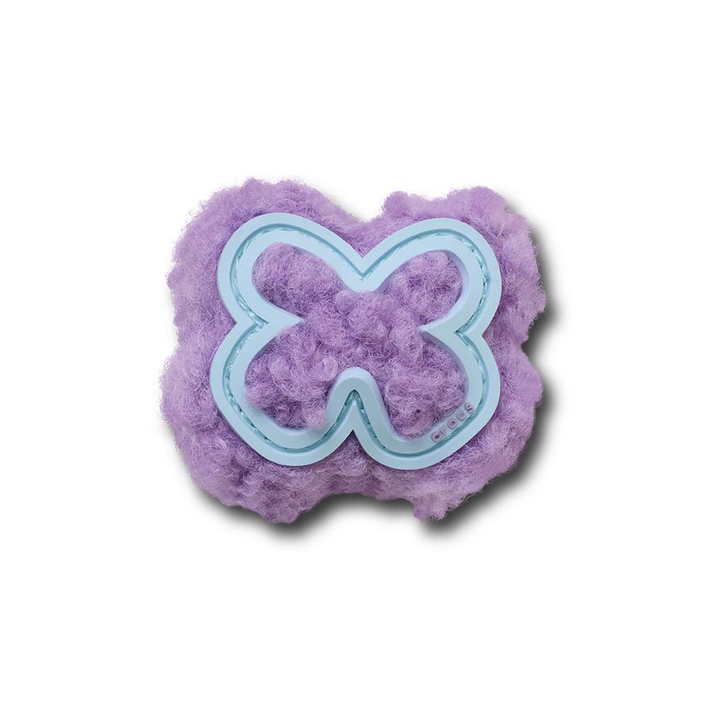 Jibbitz™ Plush Purple Butterfly