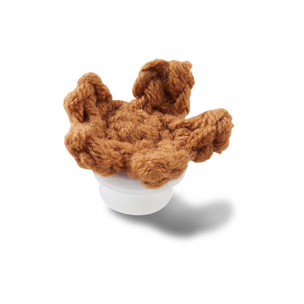 Jibbitz™ Crafted Crochet Brown Star