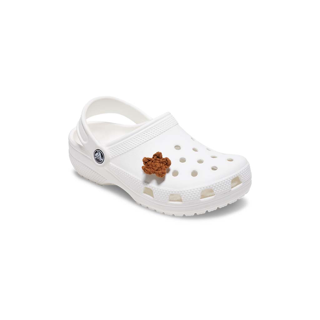 Jibbitz™ Crafted Crochet Brown Star