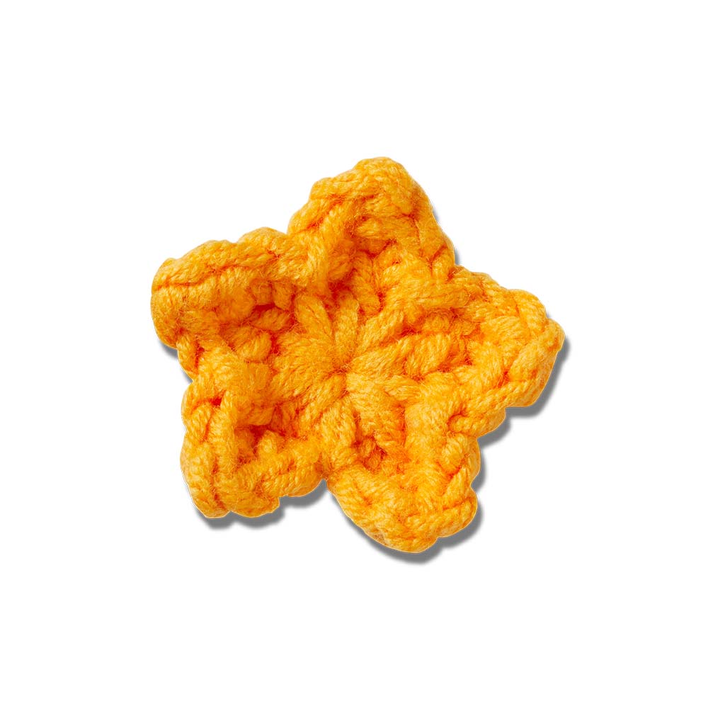 Jibbitz™ Crafted Crochet Orange Star