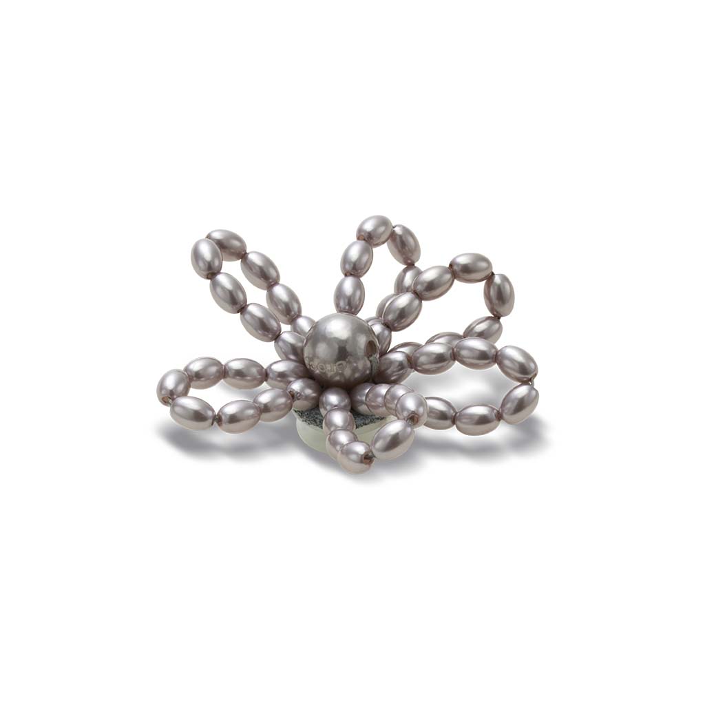 Jibbitz™ Grey Pearl Beaded Daisy