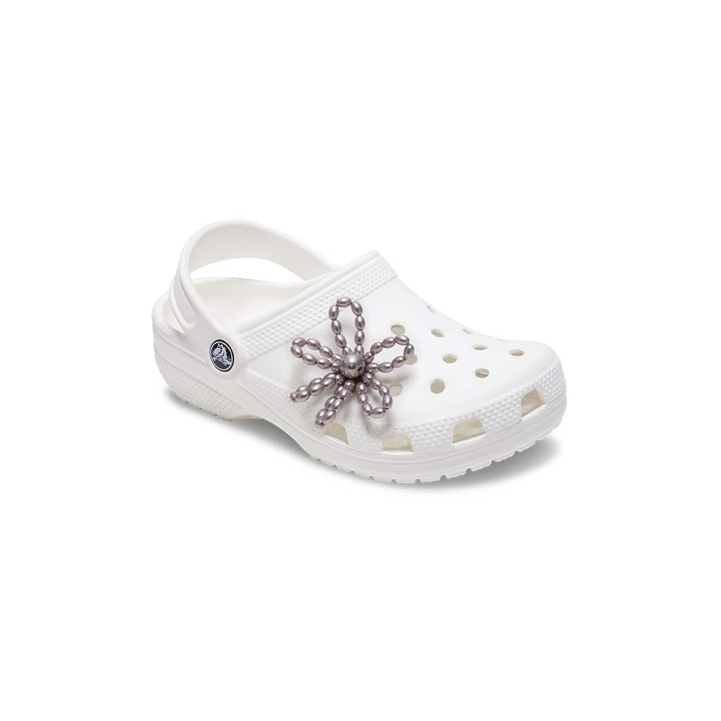 Jibbitz™ Grey Pearl Beaded Daisy