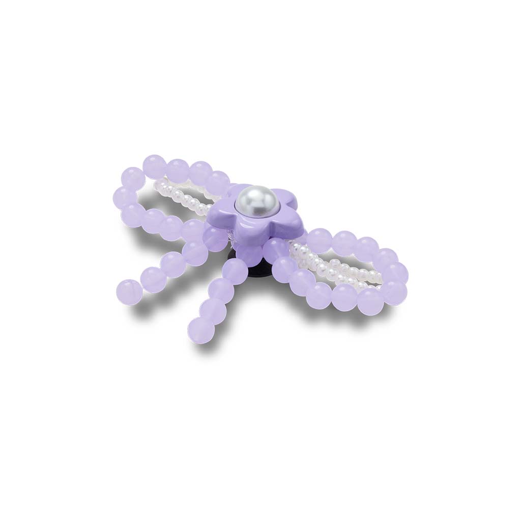 Jibbitz™ Purple Meta Pearl Bown