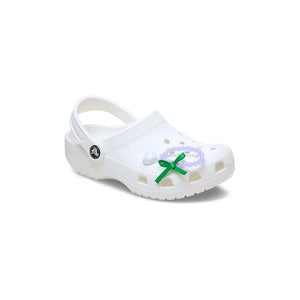 Jibbitz™ Heart Meta Beaded Dangle