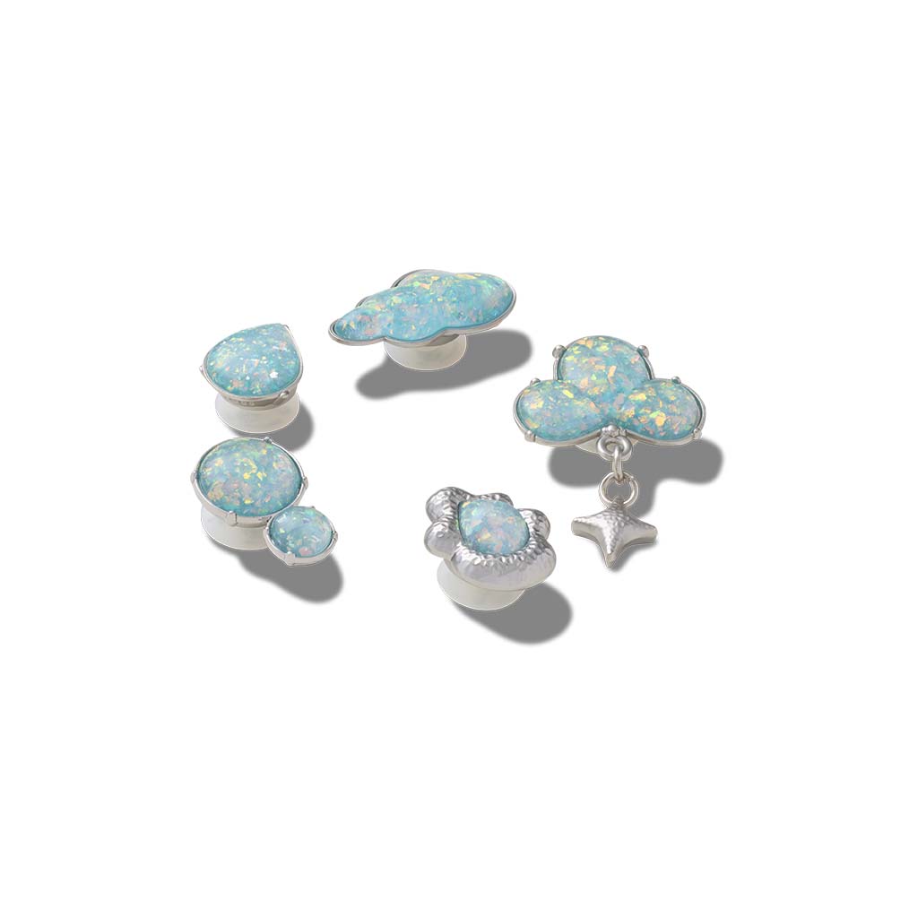 Jibbitz™ Opalescent Meta 5 Pack