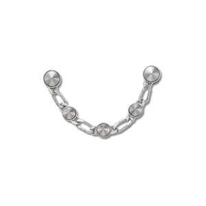 Jibbitz™ Silver Luxe Studded Chain