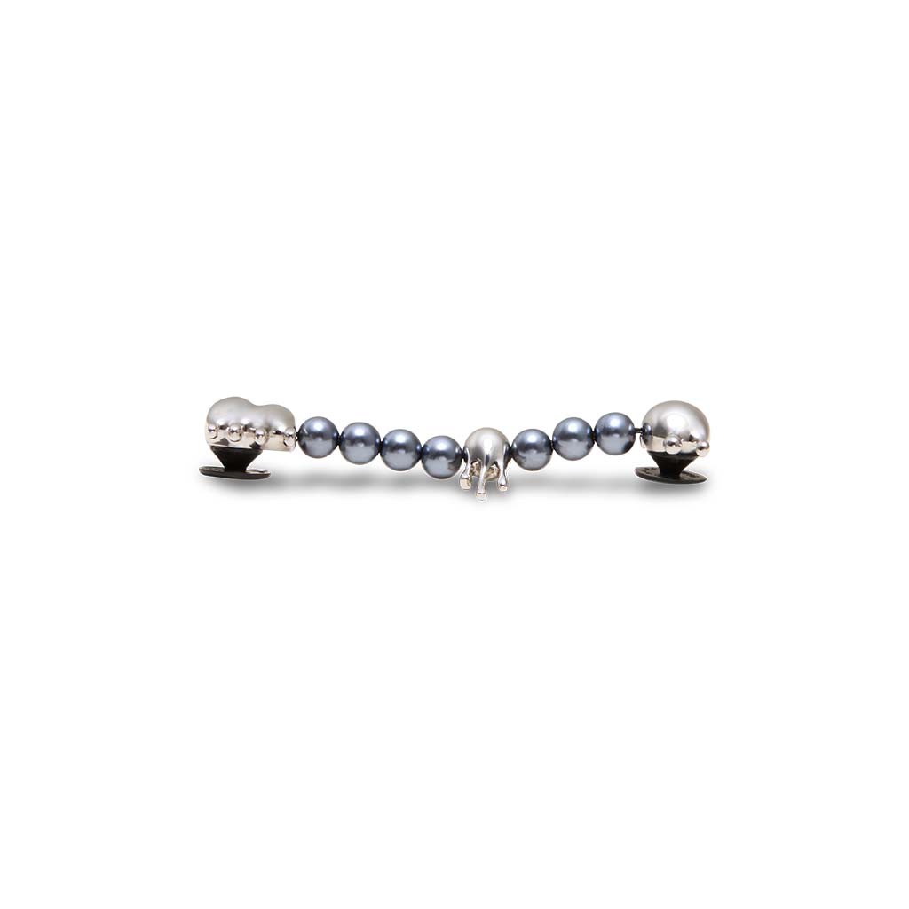 Jibbitz™ Pearl Melted Silver Chain