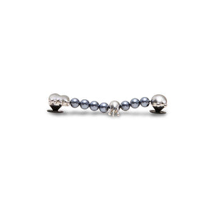 Jibbitz™ Pearl Melted Silver Chain