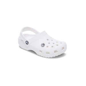 Jibbitz™ Silver Hexagon Studio