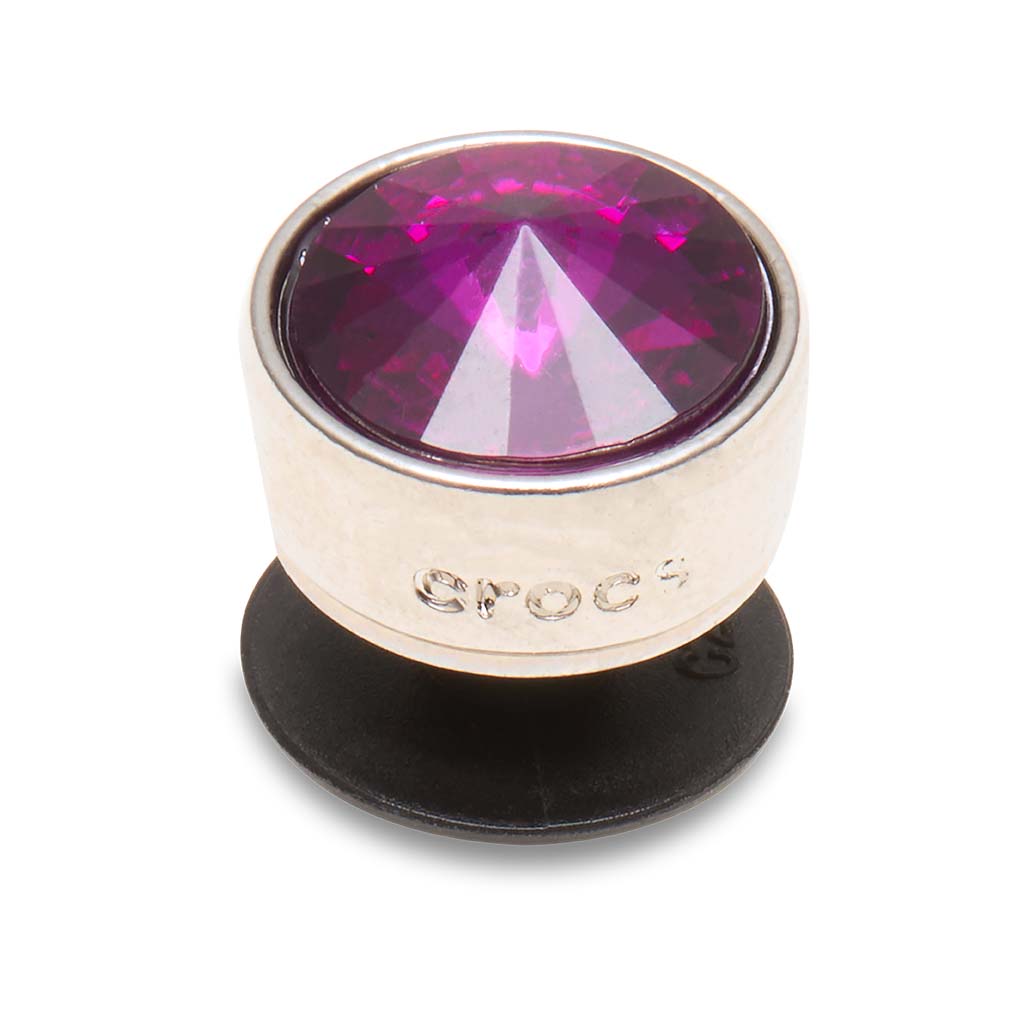 Jibbitz™ Silver Purple Studio