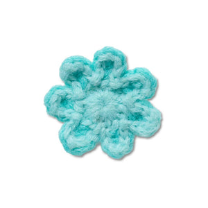 Jibbitz™ Crochet Blue Flower