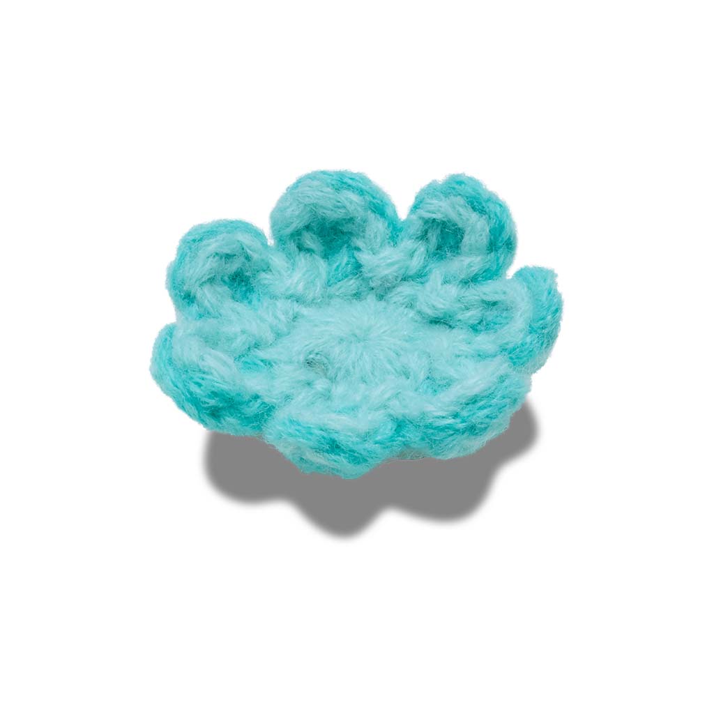 Jibbitz™ Crochet Blue Flower