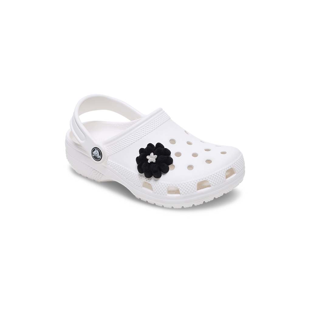 Jibbitz™ Black Velvet Flower 1