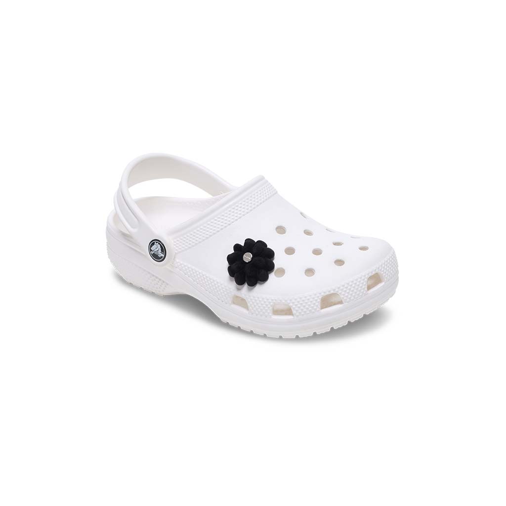 Jibbitz™ Black Velvet Flower 3