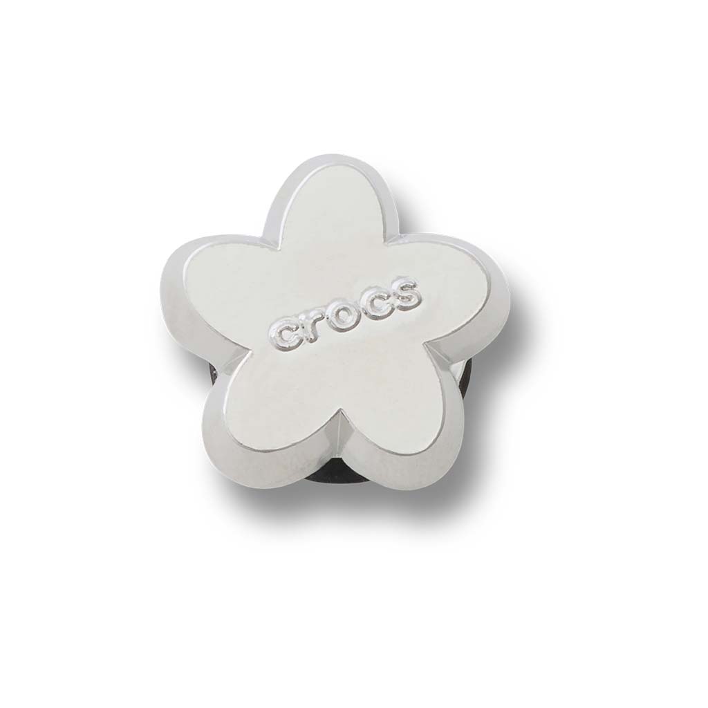 Jibbitz™ Silver Crocs Flower