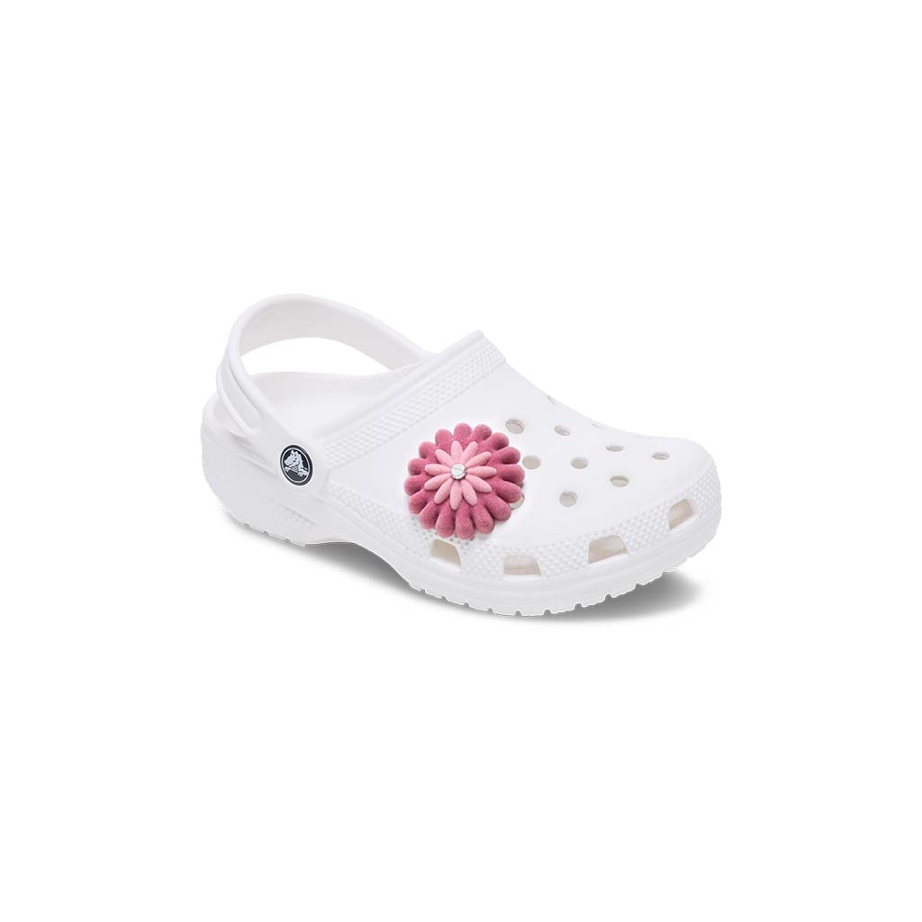 Jibbitz™ Pink Velvet Flower 1