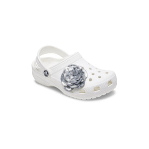 Jibbitz™ Silver Sequin Flower