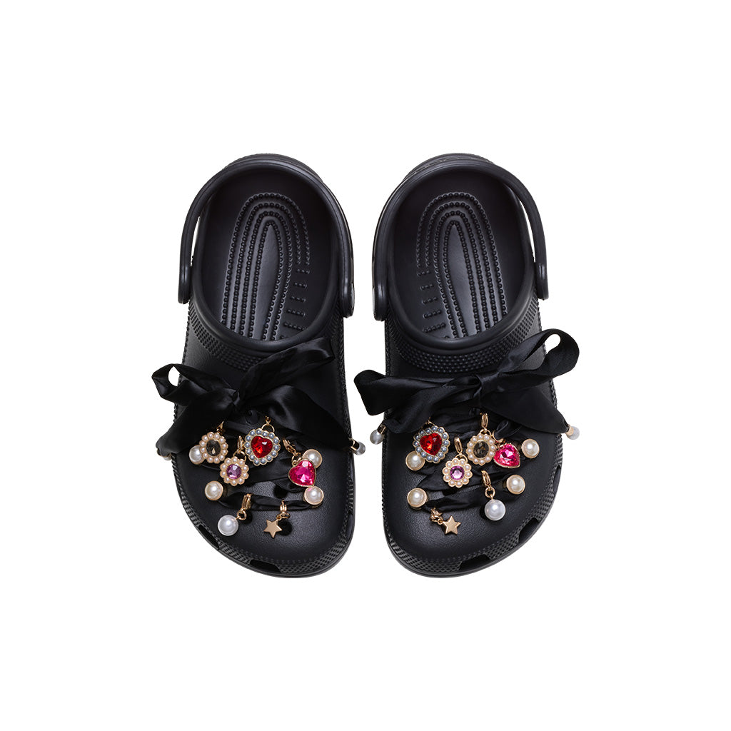 Jibbitz™ Black Ribbon Lace Pack