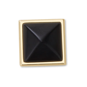 Jibbitz™ Black and Gold Pyramid Studio