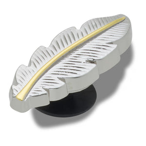 Jibbitz™ Silver and Gold Feather