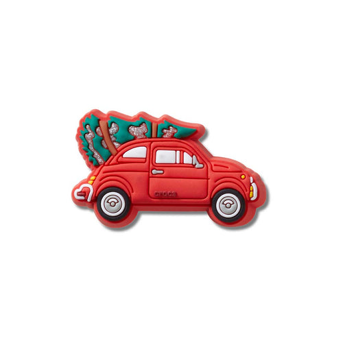 Jibbitz™ Red Car with Christmas Tree