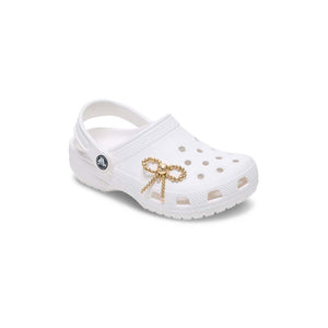 Jibbitz™ Gold Beaded Bown