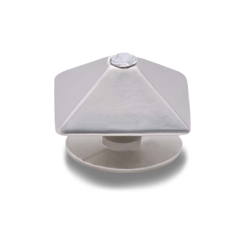 Jibbitz™ Dark Silver Pyramid Studio