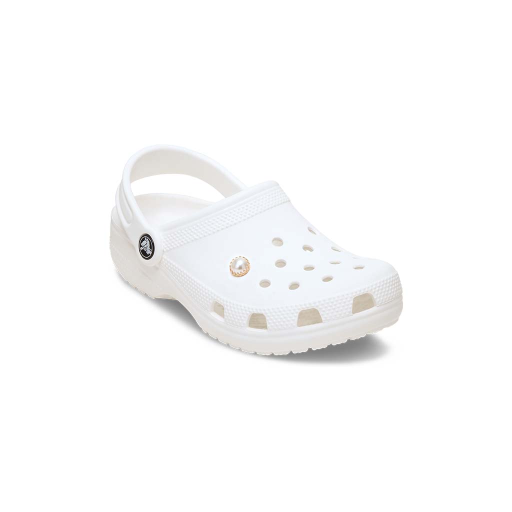 Jibbitz™ Pearl with Gold Accents