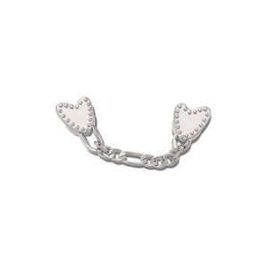 Jibbitz™ Silver Heart Mini Chain