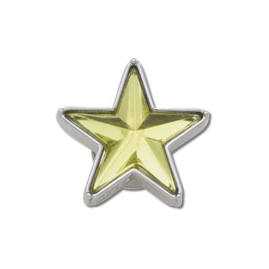 Jibbitz™ Silver and Green SMT Gem Star
