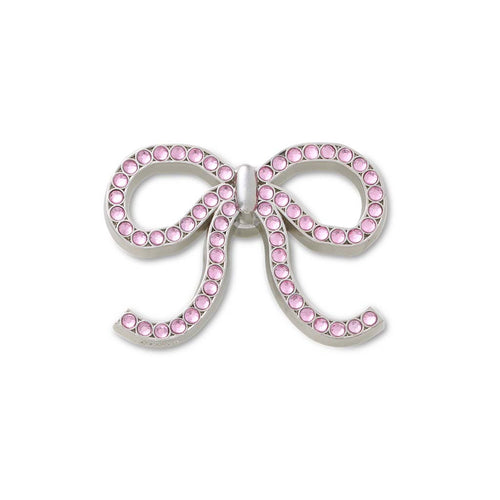 Jibbitz™ Pink Glittery Bow