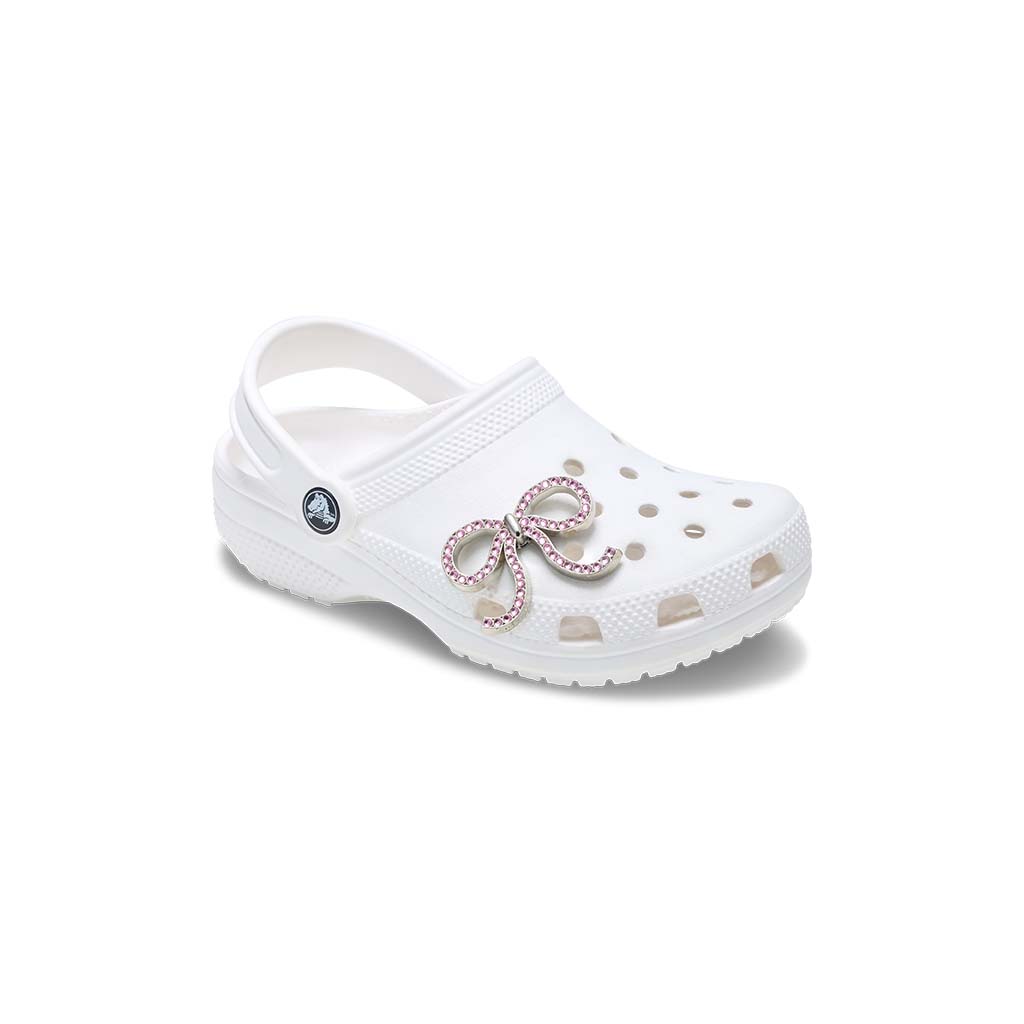 Jibbitz™ Pink Glittery Bow