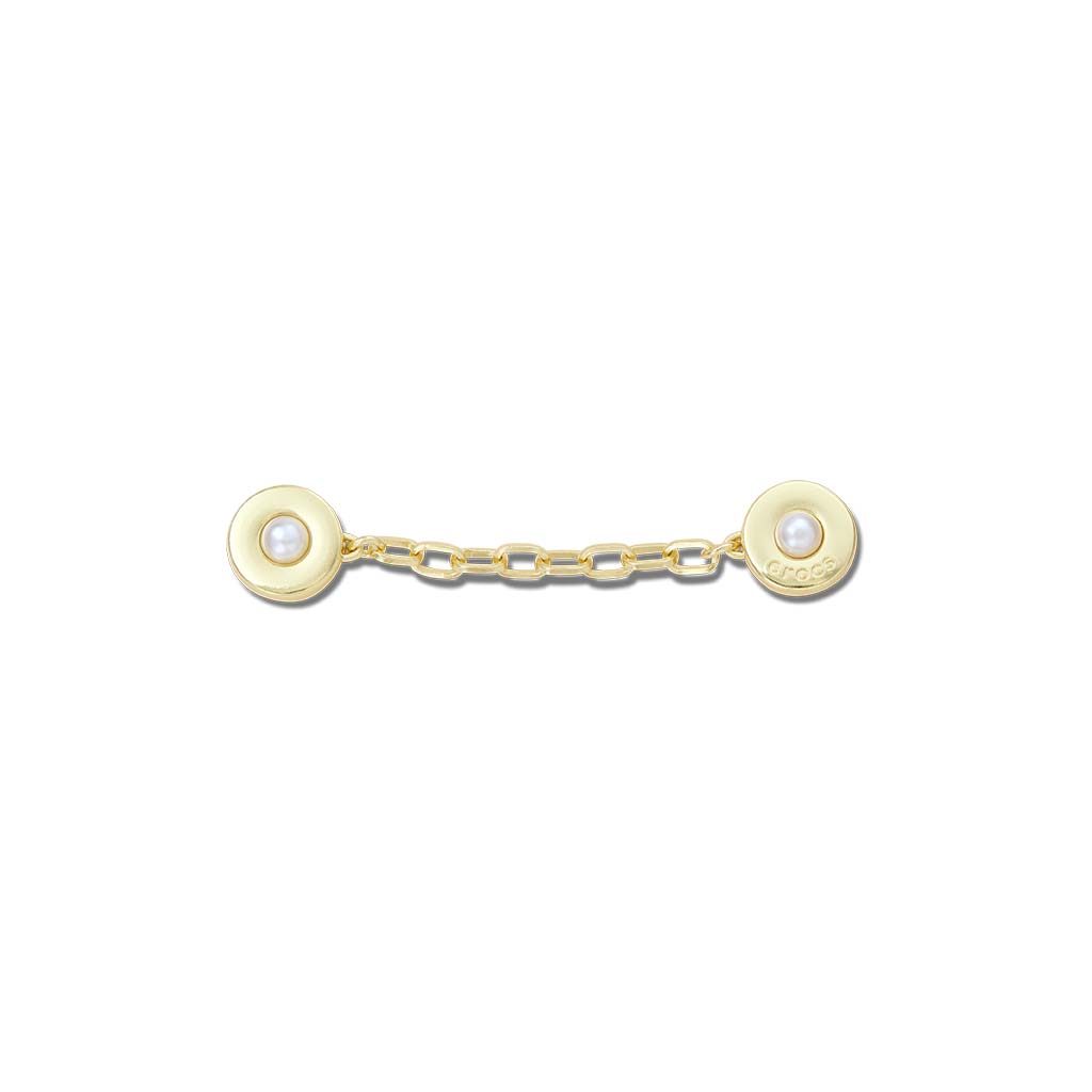 Jibbitz™ Gold Chain with Pearl Rivets