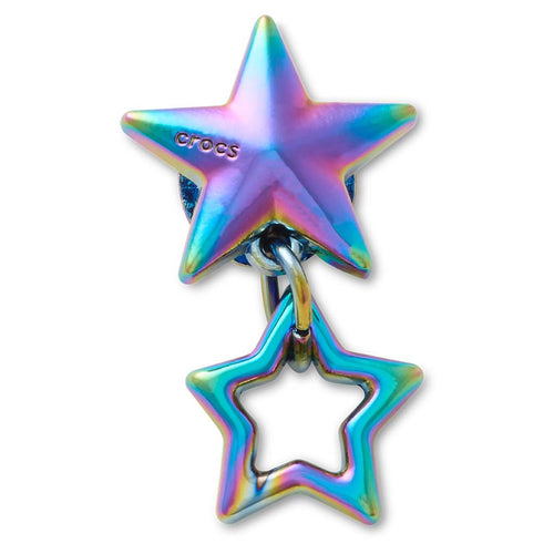 Jibbitz™ Iridescent Double Star