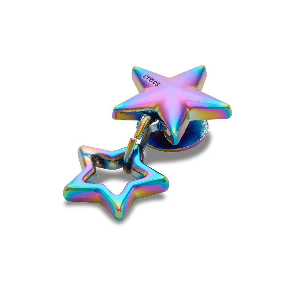 Jibbitz™ Iridescent Double Star