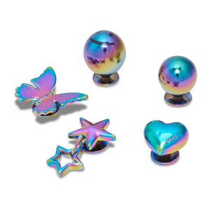 Jibbitz™ Iridescent Meta 5 Pack