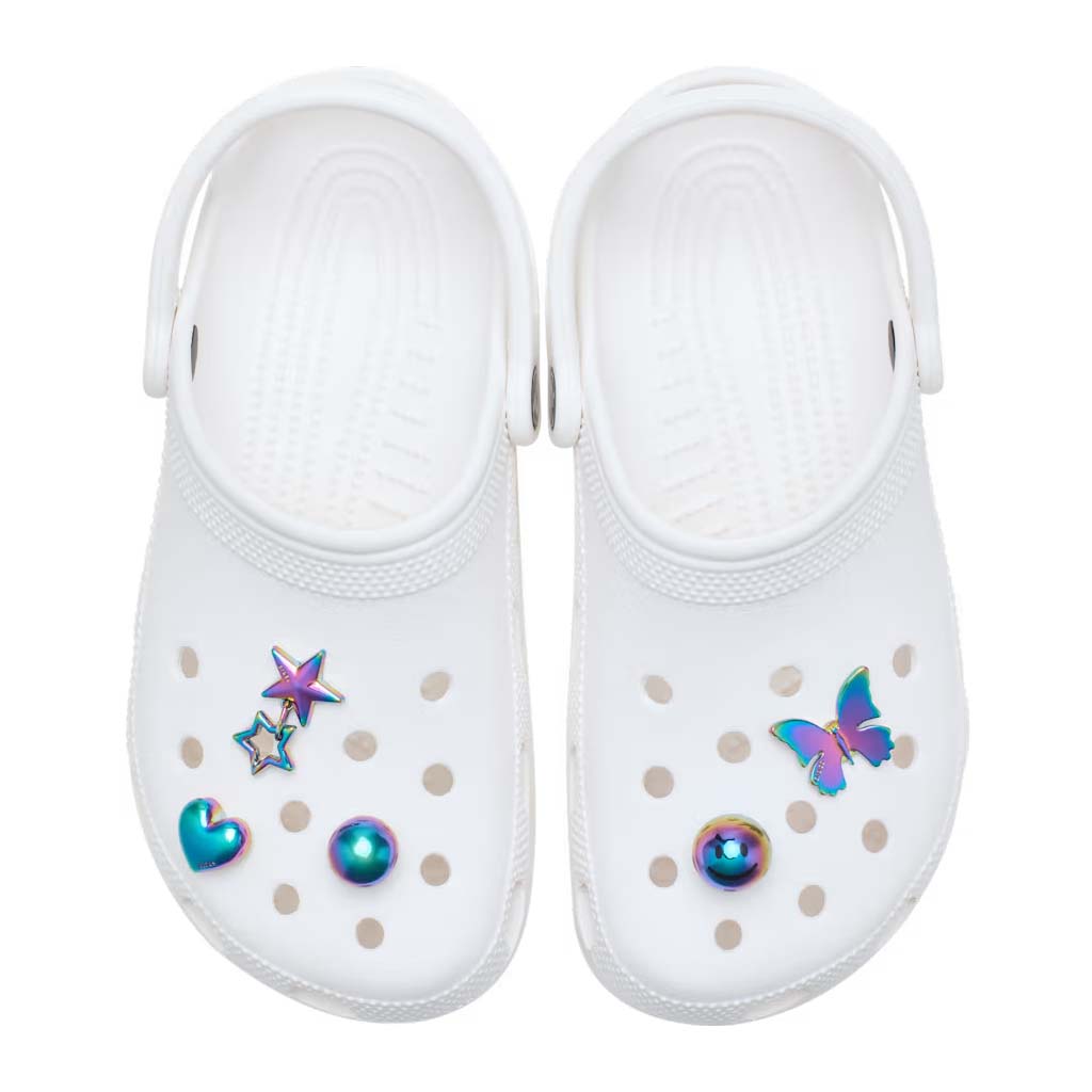 Jibbitz™ Iridescent Meta 5 Pack