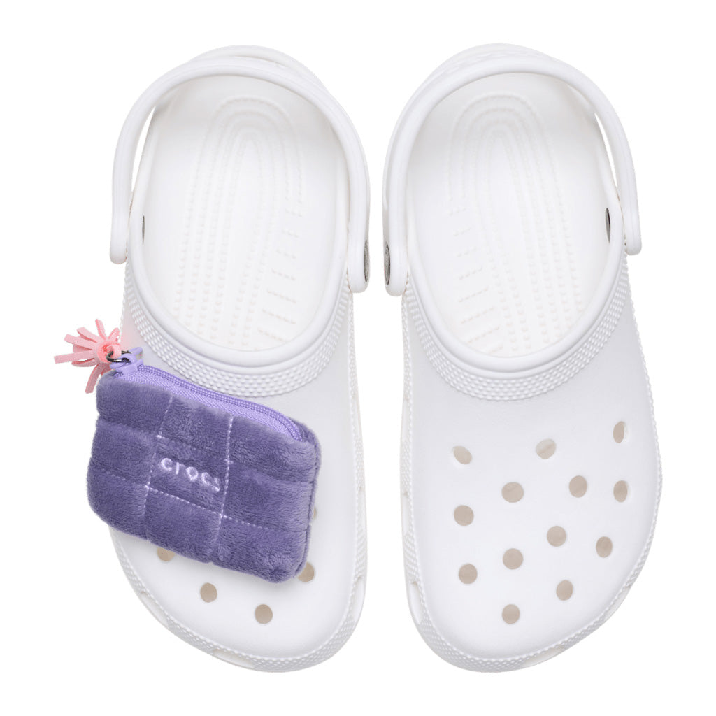 Jibbitz™ Purple Terry Cloth Pouch