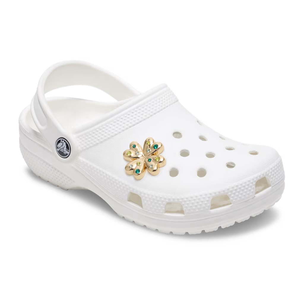 Jibbitz™ Gold SMT Gem Clover
